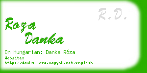 roza danka business card