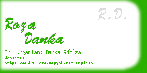 roza danka business card